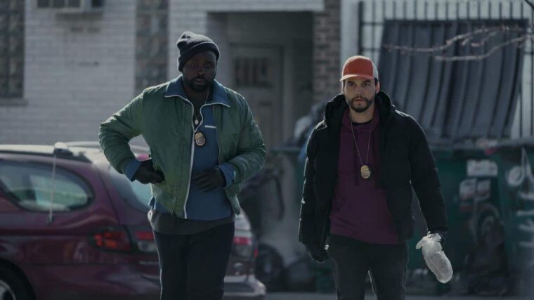 Brian Tyree Henry and Wagner Moura in Dope Thief on Apple TV+