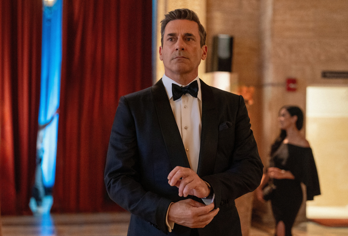 Jon Hamm as Andrew 'Coop' Cooper in Apple TV+'s Your Friends & Neighbors