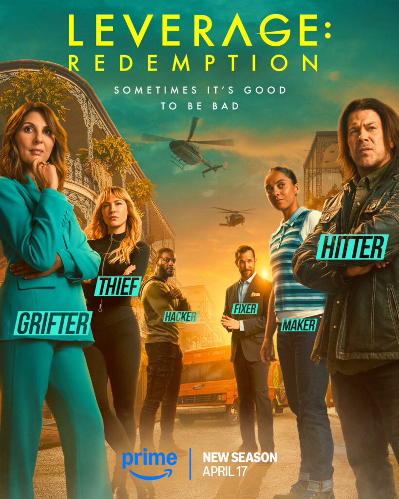 official poster for Leverage Redemption Season 3 on Prime Video