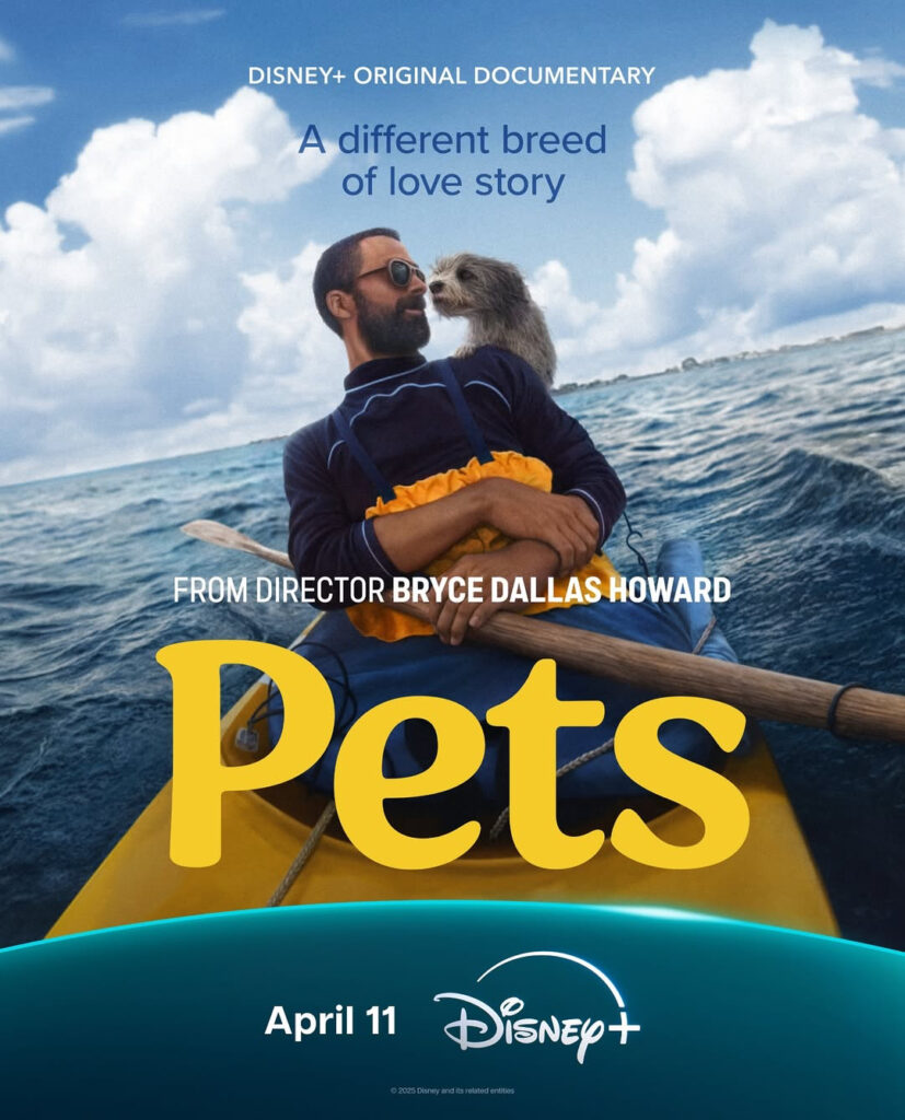 official poster for Pets documentary on Disney Plus