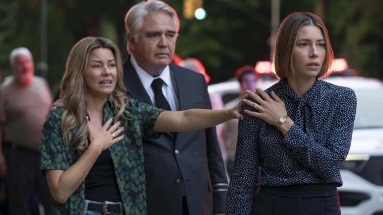 Jessica Biel and Elizabeth Banks star in the suspense-filled Prime Video series The Better Sister.