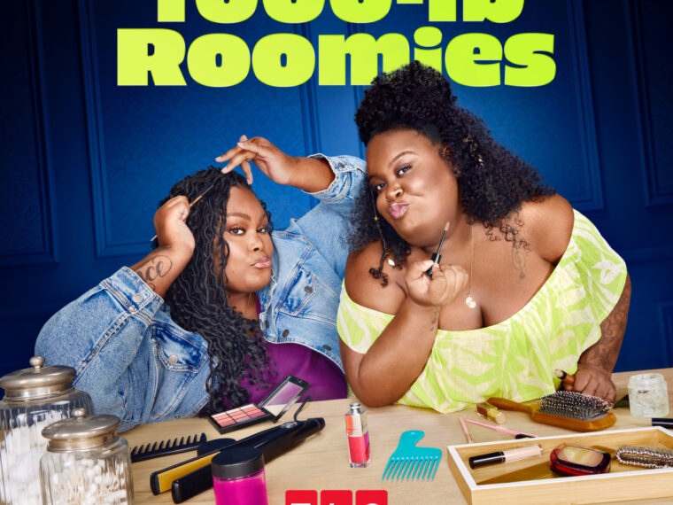 Jaz and Nesha pose together in TLC’s new reality series 1000-LB Roomies, premiering June 10
