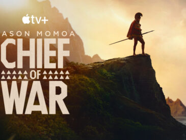 Key art for Chief of War starring Jason Momoa, showcasing the stunning backdrop of Hawai‘i and the epic historical drama.