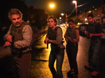 Mark Ruffalo and Alison Oliver appear in a tense scene from Task, the upcoming HBO Max original drama series.