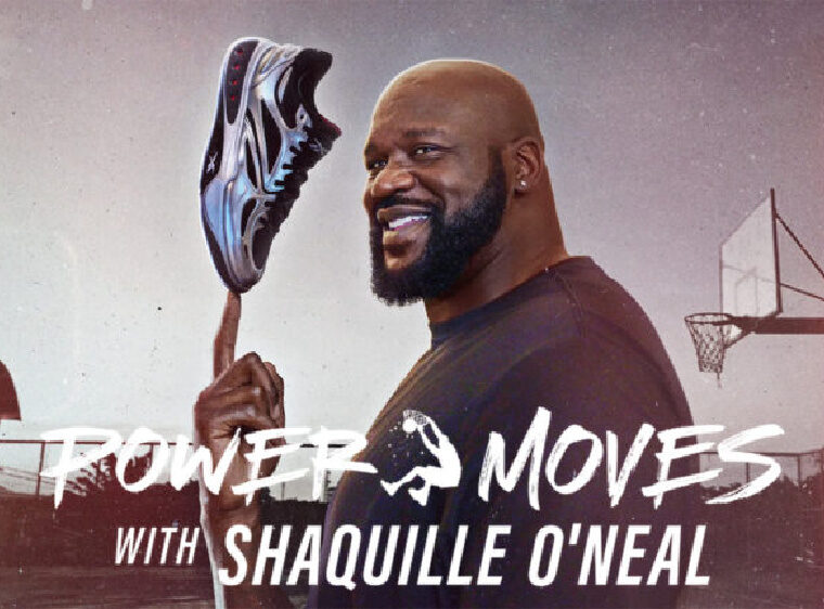 Shaquille O’Neal in Reebok HQ in Netflix’s Power Moves with Shaquille O’Neal