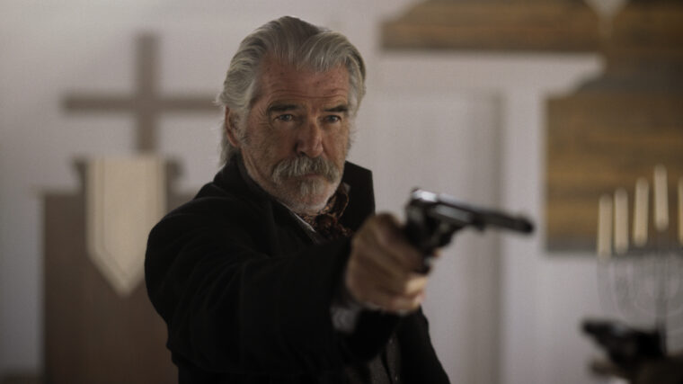 Pierce Brosnan in The Unholy Trinity, courtesy of Roadside Attractions