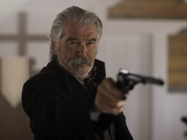 Pierce Brosnan in The Unholy Trinity, courtesy of Roadside Attractions