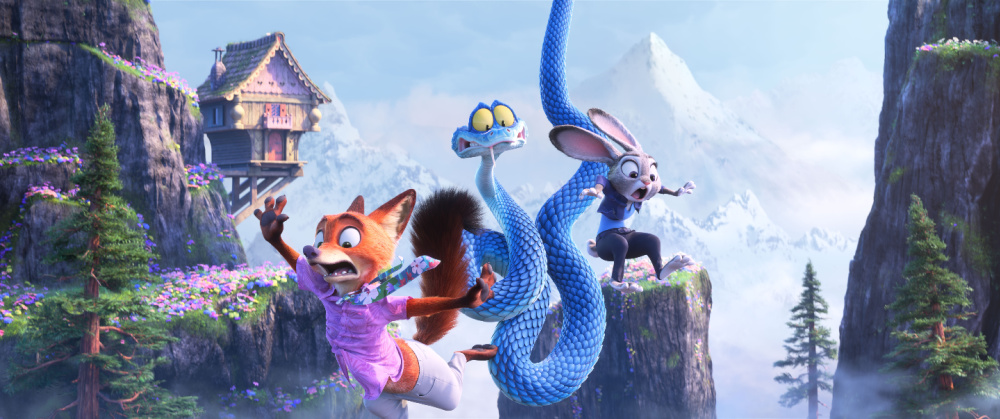 Judy Hopps, Nick Wilde, and Gary De’Snake team up in Disney’s “Zootopia 2” for a new high-stakes mystery.