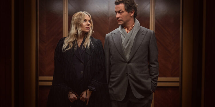 Sienna Miller and Dominic West in HBO Max's hit series, War