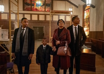 Tank and Fantasia Barrino Taylor in Tyler Perry’s The Gospel of Christmas on Netflix.