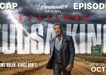 Sylvester Stallone as Dwight Manfredi in an emotional Tulsa King Season 4 Episode 2 recap featuring the headline "Dwight Is Broken!"